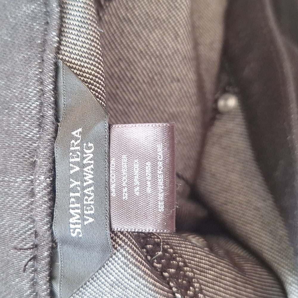 Simply Vera Vera Wang Black Jean Jeggings Pants Size S - Picture 8 of 8